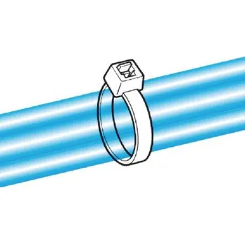 Organizace kabelů Kabelová vázací páska Kabelová vázací páska 111-00525 T50R-PA46-NA 200mm 4,6 mm PA46 HellermannTyton