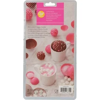 Čokoláda Wilton 3D forma na bonbóny Valentýn