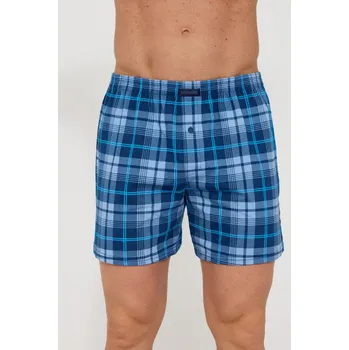 Trenýrky Cornette trenýrky comfort 002/337 - modrá, S (Pánské bavlněné trenýrky Cornette comfort)