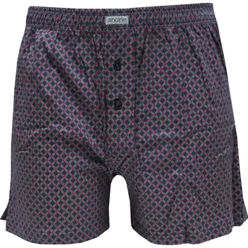 Trenýrky Pánské trenky s geometrickým vzorem Andrie PS 5968 navy velikost L