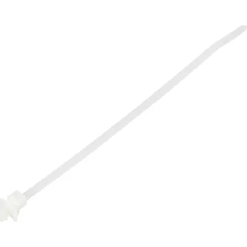 Stahovací páska TRU COMPONENTS TC-13030676, TC-WM-115-3.6-N, stahovací pásky, 3.6 mm, 155 mm, přírodní, s křídlovým uzávěrem, chemická odolnost, 100 ks