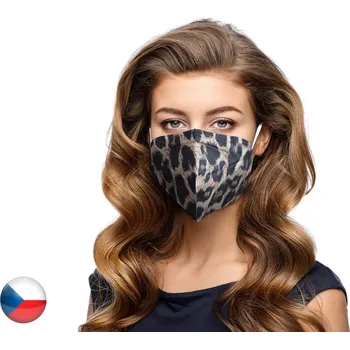 Balerina Český NanoRespirátor FFP2 - Leopard (č.108)