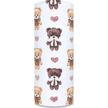 látková plena Ega Kids TETRA plena - medvídek s mašlí