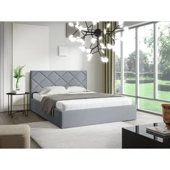 Postel Eka Čalouněná postel DIAMOND 140x200 cm Barva látky Trinity: (2327) Zelená, Úložný prostor: Bez úložného prostoru