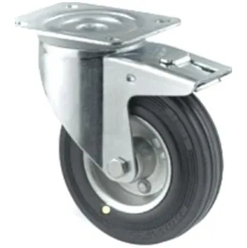 Pojezdové kolečko Kolečko Brzděné otočné 3477DYR100P62 70kg Tente