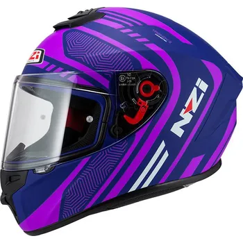 Helma na motorku Integrální přilba NZI TRENDY 2 CONNECTED modro-fialová Velikost: M