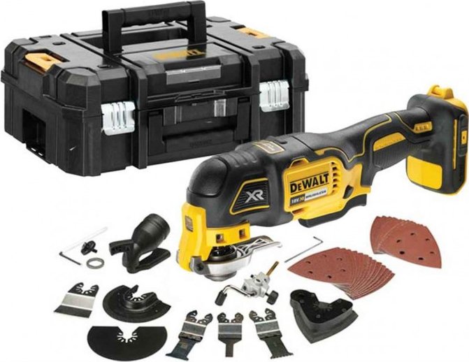 Aku oscilační nářadí DeWALT DCS356NT, 18V, kufr