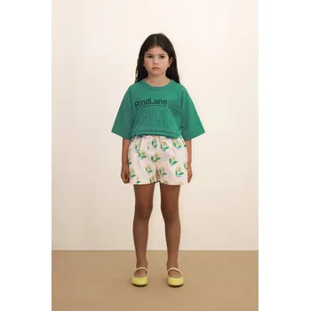 Chlapecké tričko Dětské bavlněné tričko Tinycottons PONDLANE GRAPHIC TEE SS26.045 zelená 76X, vel. 104