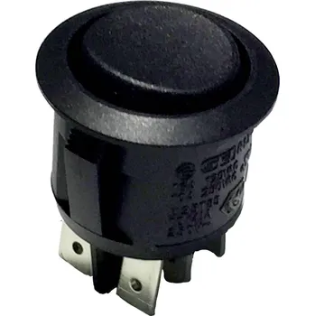 vypínač TRU COMPONENTS 701352 kolébkový spínač R13-244D B/B 250 V/AC 8 A 2x zap/vyp/zap s aretací/0/s aretací 1 ks