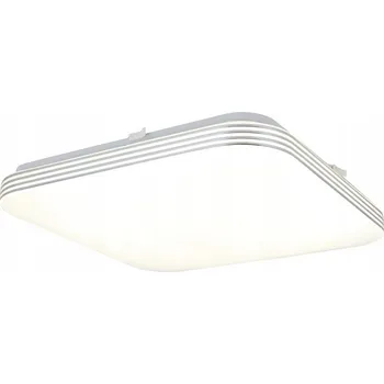 Stropní Svítidlo čtvercový bílý stříbrný neutrální barva 26 cm Eko-Light
