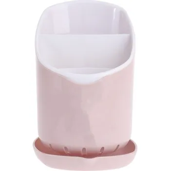 Odkapávač na nádobí EXCELLENT HOUSEWARE Odkapávač na příbory 12 x 11 cm růžový KO-010000430ruzo