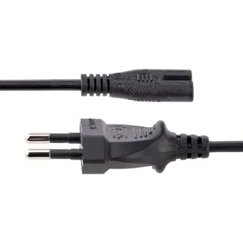 Napájecí kabel Napájecí kabel 1m, Černá, A: CEE 7/16, B: IEC C7, 250 V AC StarTech.com