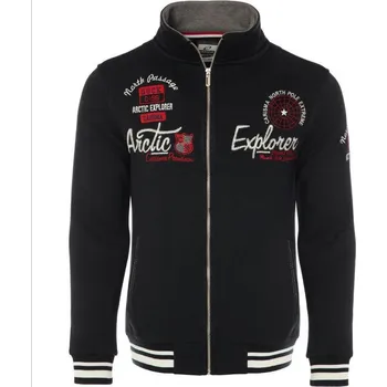 Pánská mikina CARISMA mikina pánská 5234 s límcem L černá