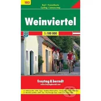 Záložka Weinviertel 1:100 000 - cyklomapa 103 - freytag&berndt freytag&berndt