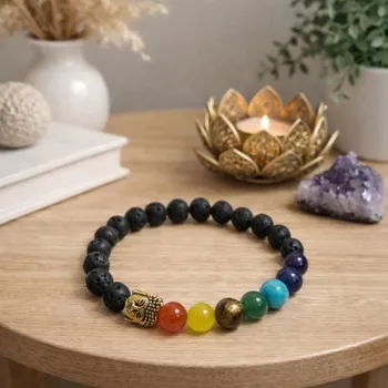 Náramek čakrový - Buddha