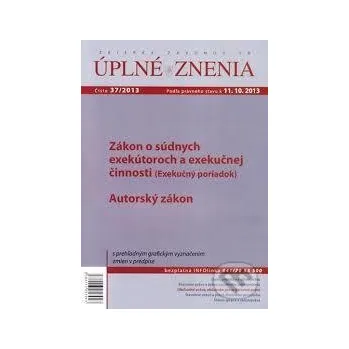 Záložka Úplné znenie 37/2013 - Poradca podnikateľa Poradca podnikateľa