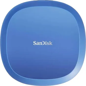 Pevný disk SanDisk Creator Desk Drive 8 TB, externí SSD disk, USB 3.2 (Gen 2) , Konektor pro síťový adaptér, modrá