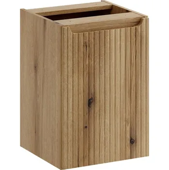 Koupelnový nábytek Závěsná umyvadlová skříňka Nova 81-40-39-1DK s košem na prádlo dub coast evoke