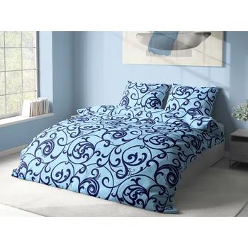 Povlečení Aaryans bavlněné povlečení Ornament modrá 140x200/70x90 cm