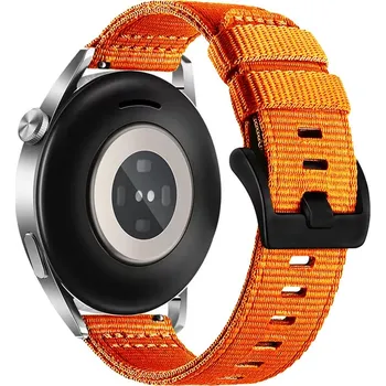 Příslušenství k fitness náramku Techsuit - Řemínek na hodinky 22 mm (W070) - Samsung Galaxy Watch (46 mm)/Watch 3/Gear S3, Huawei Watch GT/GT 2/GT 3 (46 mm) - Orange Blossom