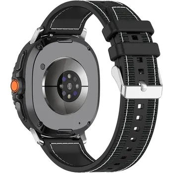 Příslušenství k fitness náramku Techsuit - Řemínek na hodinky (W051) - Samsung Galaxy Watch8 40mm/Watch8 44mm/Watch8 Classic - černý