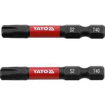 Příslušenství k nářadí Bit Torx T40/50mm rázový S2 - 2ks YATO