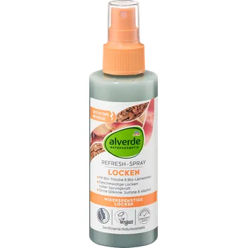 Natáčka na vlasy alverde NATURKOSMETIK sprej pro oživení vln Locken