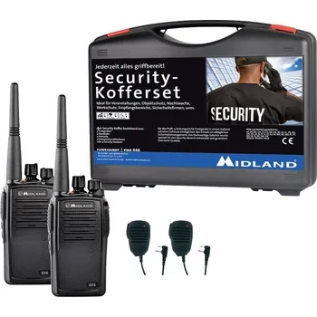 Vysílačka Midland G15 Pro NC PMR 2er Security inkl. SM 600-M C1127.S1 PMR radiostanice sada 2 ks