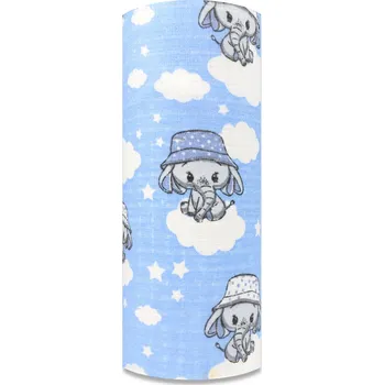 látková plena Ega Kids TETRA plena - slon modrá