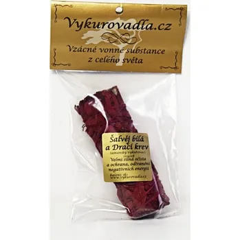 Čajovna Bílá šalvěj a dračí krev - šamanský vykuřovací svazek