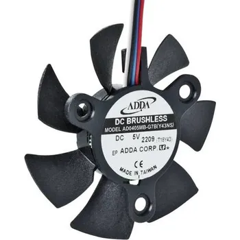 Průmyslový ventilátor ADDA AD0405MB-G7B(Y43NS) axiální ventilátor, 5 V/DC, 8.5 m³/h, (d x š x v) 40 x 40 x 10 mm, 111112205