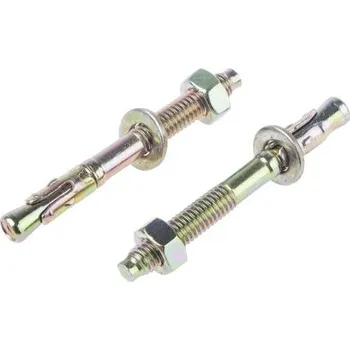 Šroub Kotevní šroub, Uhlíková ocel, M6, průměr otvoru: 6mm, délka: 55mm RS PRO