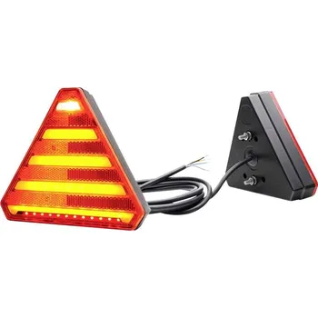 Přívěs WAS zadní světla přívěsu otevřené konce blinkr, brzdové světlo, zadní světla, couvací světlo, reflektor vpravo 12 V/DC, 24 V/DC