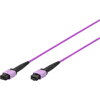 Datový kabel Digitus DK-2566-20/4 RJ45 síťové kabely, propojovací kabely 20 m fialová, černá extrémně tenký , flexibilní vnitřní vodič, páska ze skleněných vláken, odolný