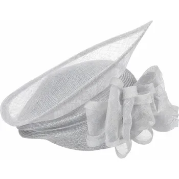 Brož SEEBERGER Světle šedý sisalový fascinator Seeberger. Velikost: Unisize (S-XL)