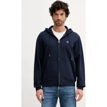 Pánská mikina Bavlněná mikina Calvin Klein Jeans LV04RD240G námořnická modř 59X, vel. M