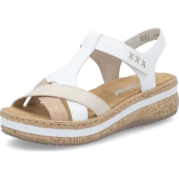 Dámské sandále Dámské sandály RIEKER V0919-80 bílá S6 38