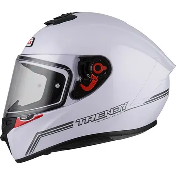 Helma na motorku Integrální přilba NZI TRENDY 2 SOLID lesklá bílá Velikost: XXL