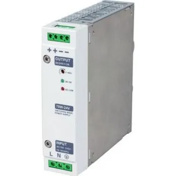 spínaný zdroj Napájecí zdroj na lištu DIN 70W, počet výstupů: 1 Spínaný 4.6A, výstup: 15V dc