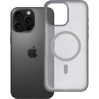 Náhradní díl pro mobilní telefon Kryt Flexline Mag Cover s MagSafe pro iPhone 16 Pro Max šedé