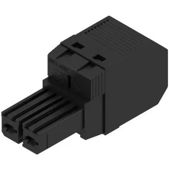 Elektrický konektor Weidmüller Konektor PCB, řada: BVF, rozteč: 7.62 mm, počet řad: 1, počet kontaktů: 5, Černá