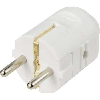 Sygonix SY-6618460 zástrčka polypropylen (PP) 250 V/AC bílá