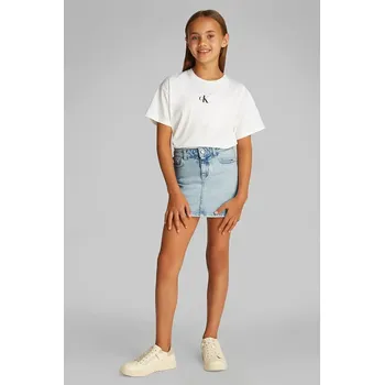 Dámská sukně Dětská riflová sukně Calvin Klein Jeans IG0IG02893.PPYA modrá 05X, vel. 176