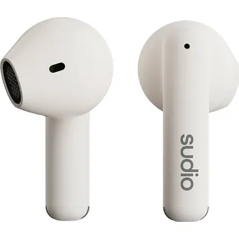 Sluchátka Sudio A1 Headset do uší (In Ear) Bluetooth® stereo bílá headset, Nabíjecí pouzdro, dotykové ovládání