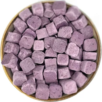 Sušené ovoce Zdravoslav Smoothie borůvkové lyofilizované čtverečky 100 g