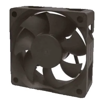 Průmyslový ventilátor Axiální ventilátor DC, 60 x 60 x 20mm, průtok vzduchu: 25.5cfm 1.71W 12 V