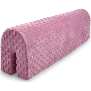 Příslušenství pro dětskou postel a kolébku Chránič na dětskou postel MINKY 90 cm - starorůžový