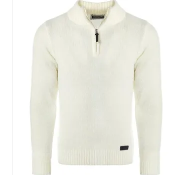 Pánský svetr CARISMA svetr pánský 7953 zapínání véčko M ecru