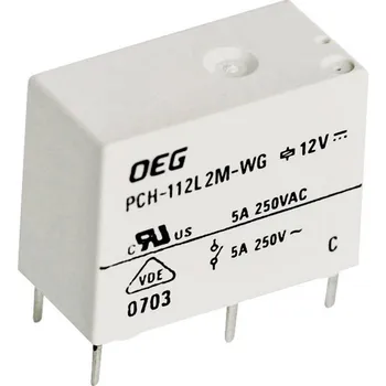 Relé TE Connectivity PCH-112L2M-WG relé do DPS 12 V/DC 5 A 1 spínací kontakt 1 ks