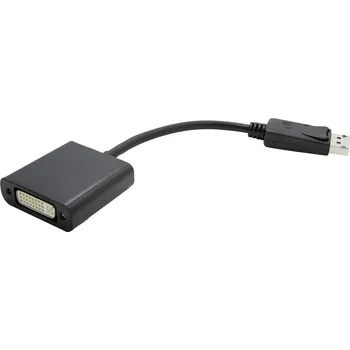 Audio kabel Value DisplayPort / DVI kabelový adaptér Konektor DisplayPort, DVI-D 24 plus 1pol. zásuvka 0.15 m černá 12.99.3133 Kabel DisplayPort